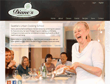 Tablet Screenshot of dianesmarketkitchen.com